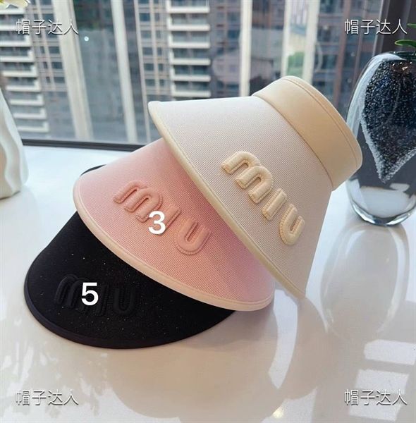 Mũ nửa đầu Miu kim tuyến chữ nổi (*)