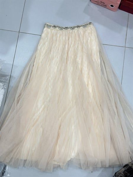 CVD phối voan cạo đính cườm