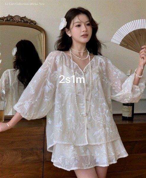 SMDTN cúc ngọc đính cườm hoa (LL6544)