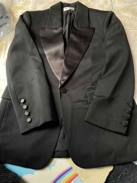 AKN vest cổ phối lụa 1 cúc