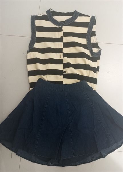 Set akn kẻ cvn jean (*)