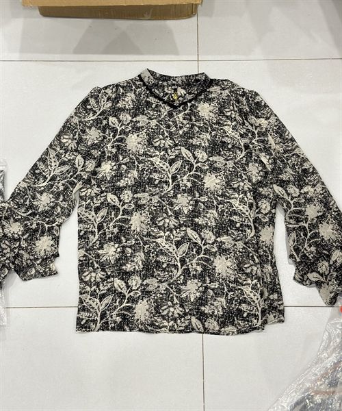 SMDTN cổ 3p viền ren cườm cúc ngọc
