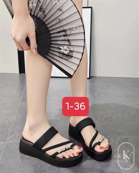Dép Wang đế dày chữ đá (512)