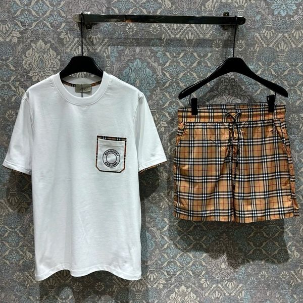 Bộ NT SC BBR Túi Ngực Quần Kẻ