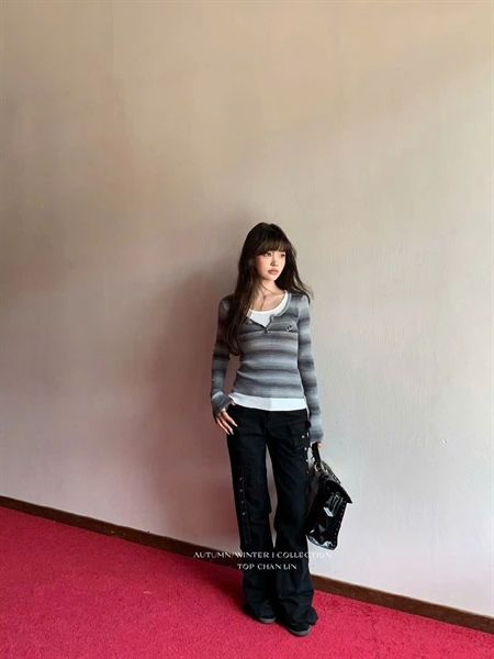 ADTN 3 cúc khuy ngực fashion (6031)
