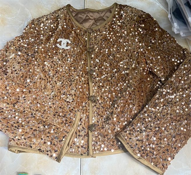 AKN nhung C cườm trám kèm tag