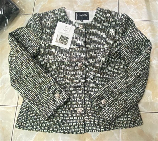 AKN dạ C cổ tròn vân