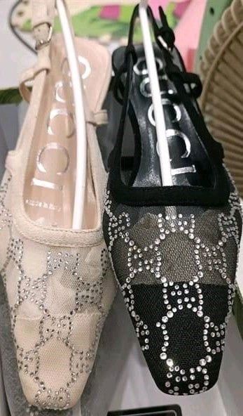 Guốc Gucci 2022 lưới đá (3cm)