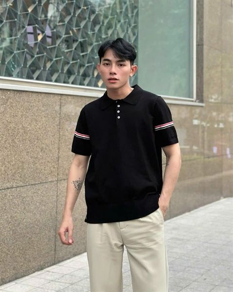 MK Polo NT Len QC M3689 Cải Tay