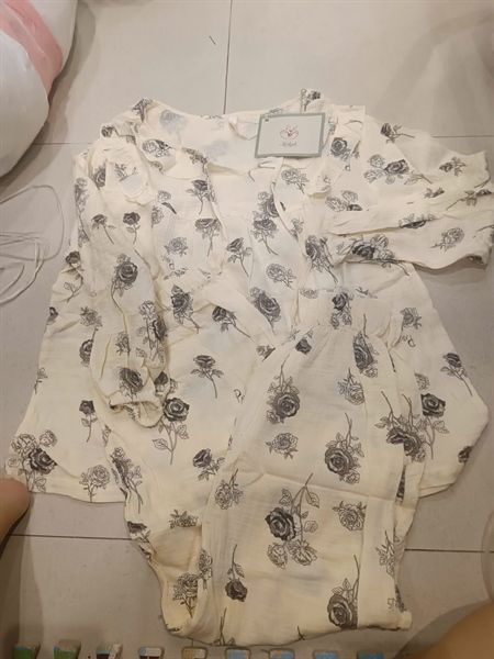 Set pzm dài ht hoa hồng đen (24023)