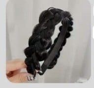 Bờm tóc giả bện xương cá ( Bản to)
