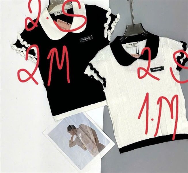 ANTN Miu cổ sen tay viền bèo