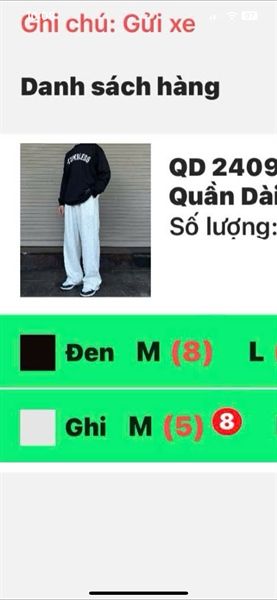MK Quần Nỉ Suông QC 2409 Trơn