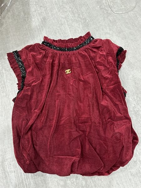 ANTN C nhung lưới cổ viền cườm