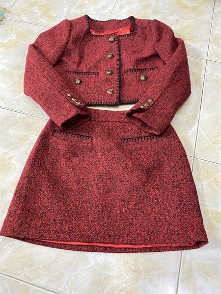 Set dạ ak cổ tròn cvn