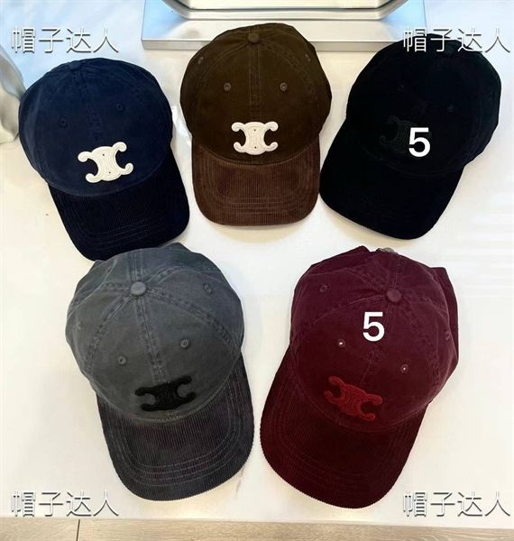 Mú lưỡi trai Celine jean thêu logo