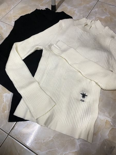 ADTN len D sọc cổ 3p thêu ong