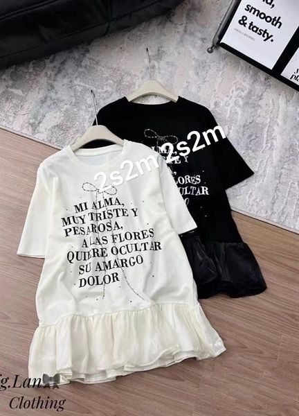Váy C.cotton gấu nèo lụa (5720)