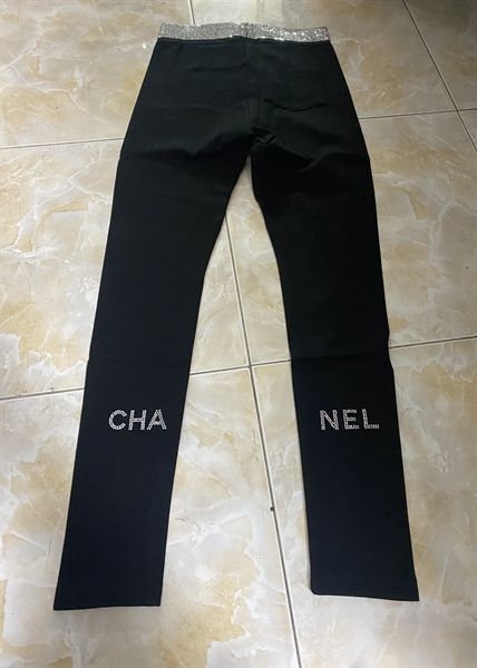 QD legging C cạp đá đính chữ