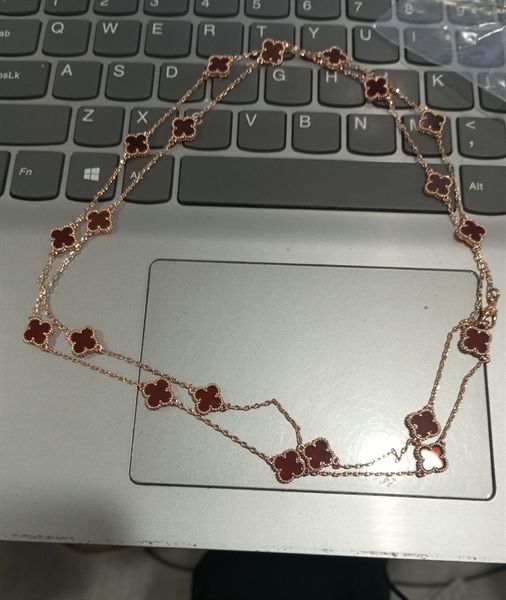 VC VCA 20 charm viền vàng hồng - Sz mini