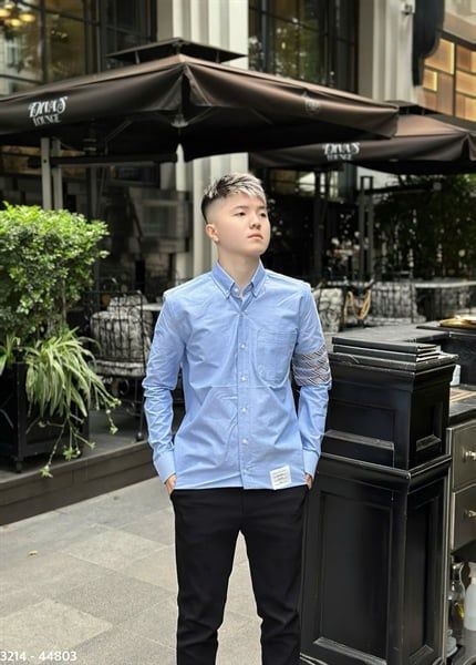 Áo Sơ Mi Dài Tay Nam Vải Oxford Cải Tay