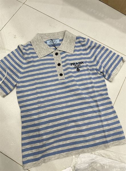 ANTN P polo kẻ xanh