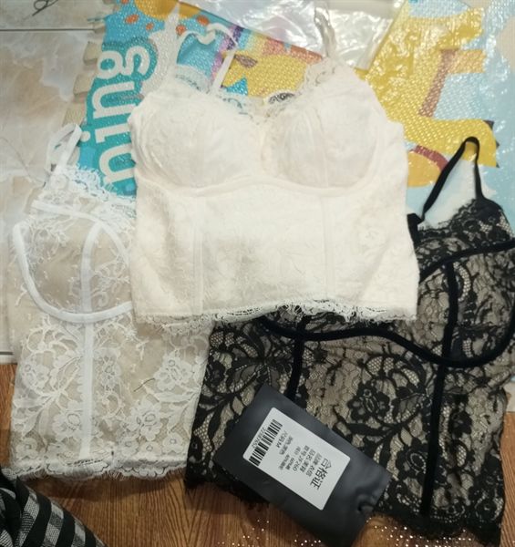 Áo bra ren tim hoa lưng chun (2F260)