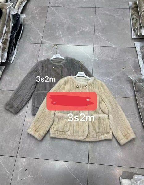AKN lông sọc cổ tròn 8 cúc