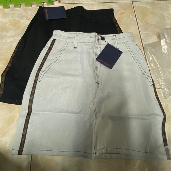 CVN jean LV viền da