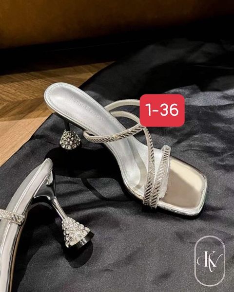 Sandal 2 quai gót đá (M1779-18)