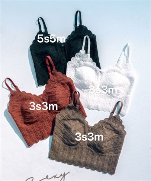 Áo bra ren lưng trơn cotton