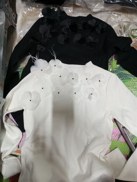 ADTN len đính hoa vải