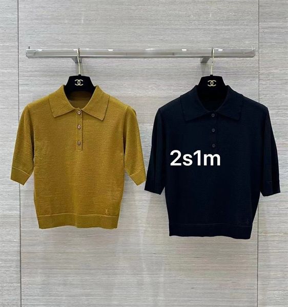ANTN YSL len polo thêu logo