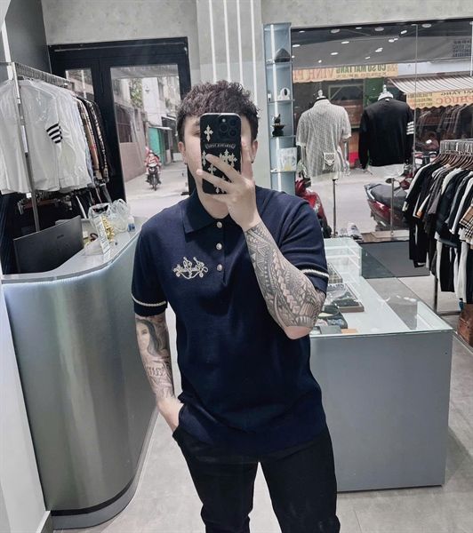 MK Polo Len SC LV Logo Ngực