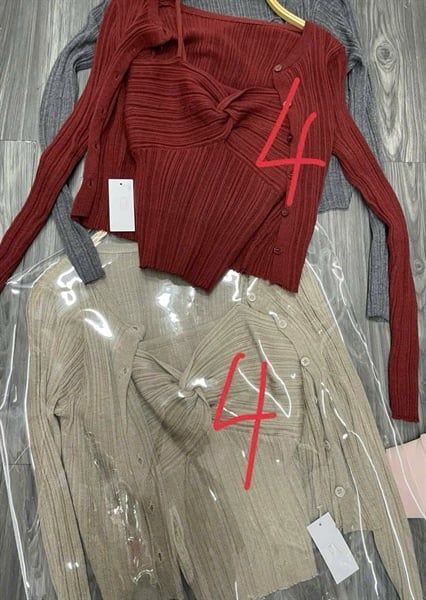Set len adt xoắn kèm áo 2 dây