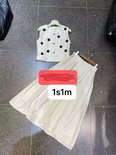 Set aknn đính hoa cườm cvd (*)