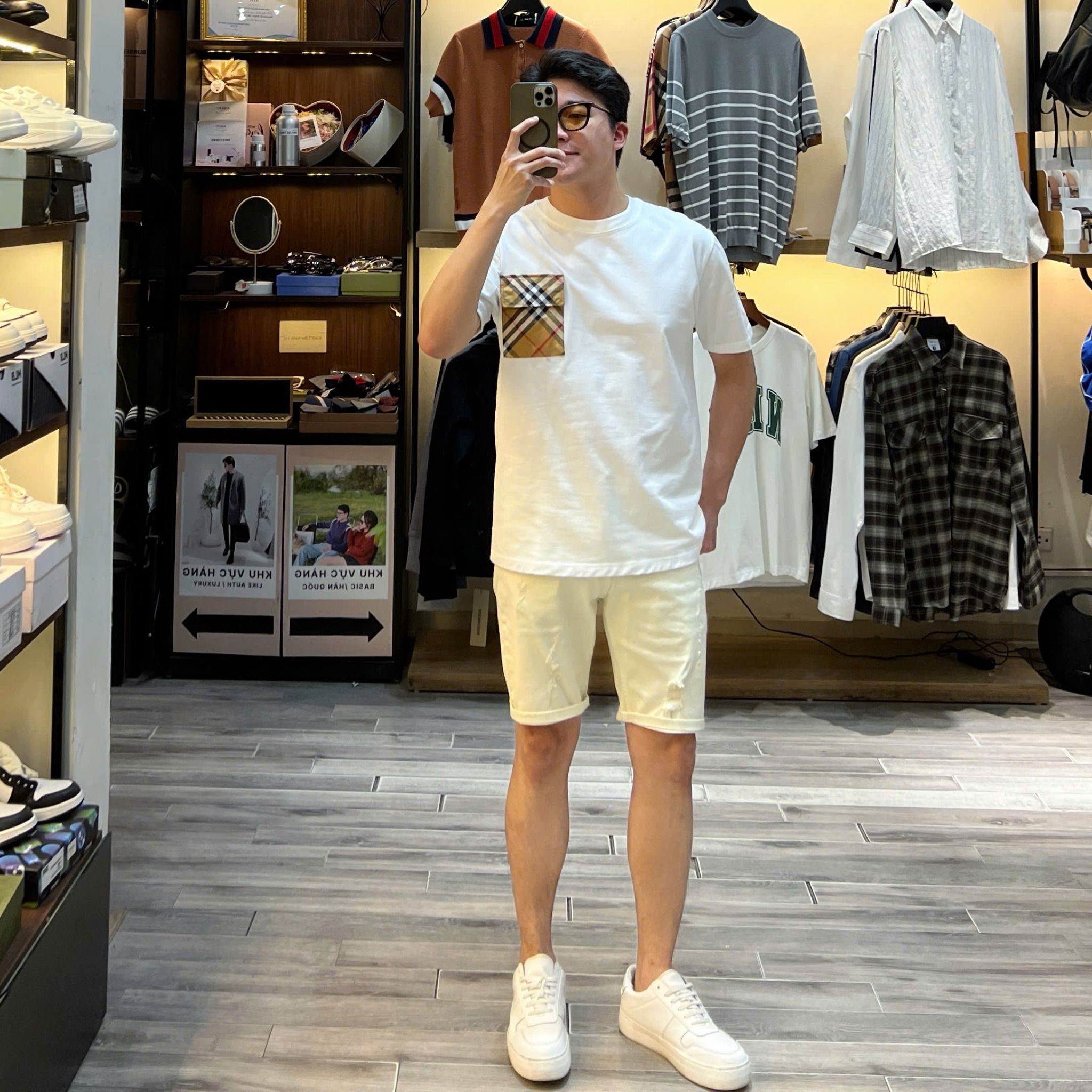 Short Jean Defoxx Rách Đen/Trắng 25