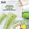 Gel rửa mặt không có xà phòng, làm sạch SVR sebiaclear gel moussant 400ml TẶNG mặt nạ Sexylook, bông tẩy trang Jomi (Nhập khẩu)