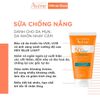 Kem chống nắng cho da nhờn mụn Avene Cleanance Protection Blue Light Spf50+ 50ml TẶNG Ampoule chống lão hóa Martiderm (Nhập khẩu)