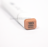 Cây lẻ Marker Touchliit 6 Tone Brown ( 100 - 132 )