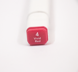 Cây lẻ Marker Touchliit 6 Tone Red ( 0 - 17 )