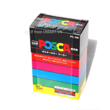 Bút vẽ Uniball POSCA Paint PC-5M15C Basic
