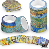 Washi tape VanGogh băng dính trang trí 15x7cm