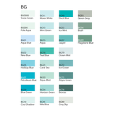 Copic Ink Blue Green ( BG ) series
