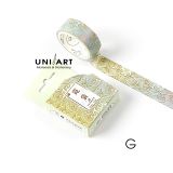 Washi Tape Cổ Trang Sơn Son Thiếp Vàng