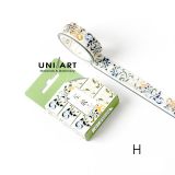Washi Tape Cổ Trang Sơn Son Thiếp Vàng