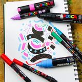Bút vẽ POSCA Marker PC-5M Pastel