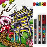 Bút vẽ POSCA Marker PC-5M Pastel