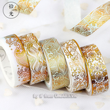 Washi Tape Cổ Trang Sơn Son Thiếp Vàng