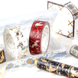Washi Tape Cổ Trang Sơn Son Thiếp Vàng